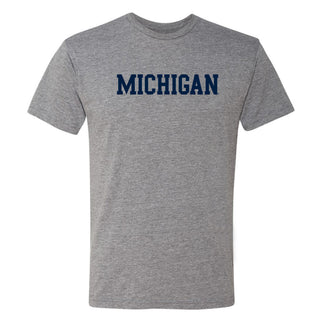 Michigan Basic Block NLA Triblend T-Shirt