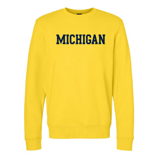 Michigan Basic Block Crewneck Sweatshirt