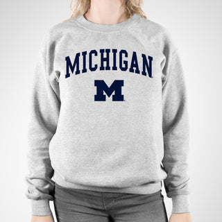 Michigan Arch Logo Crewneck