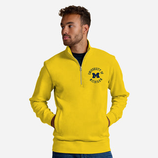 Michigan Old School Circle JA BTB 1/4 Zip