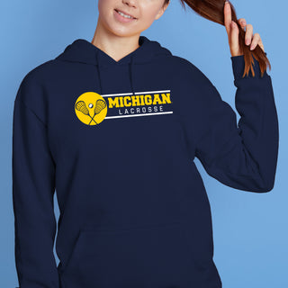 Michigan Lacrosse Spotlight Hoodie - Navy