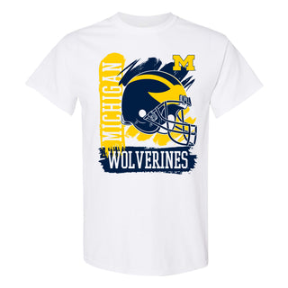 Michigan 90s Big Print T-Shirt - White