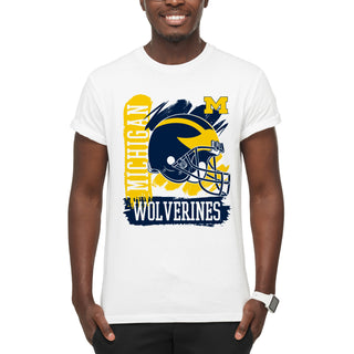 Michigan 90s Big Print T-Shirt - White