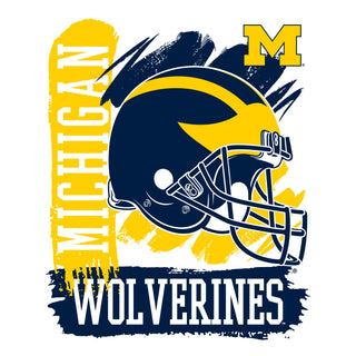 Michigan 90s Big Print Crewneck - White