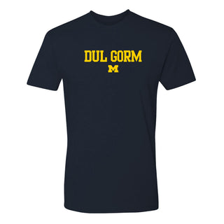 Michigan Go Blue Gaelic NLA T-Shirt - Midnight Navy