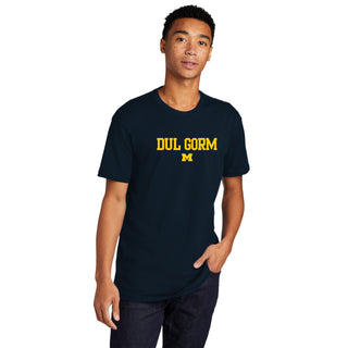 Michigan Go Blue Gaelic NLA T-Shirt - Midnight Navy