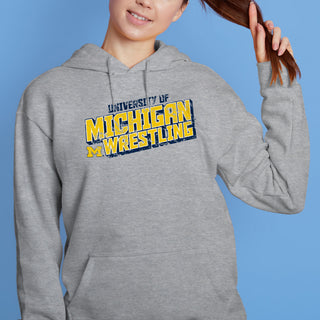 Michigan Wrestling Tech Hoodie - Sport Grey
