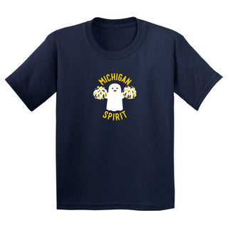 Halloween Michigan Spirit Youth T-Shirt - Navy