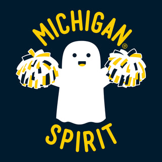 Halloween Michigan Spirit Infant Creeper - Navy