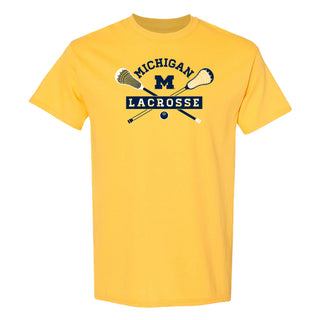 Michigan Lacrosse Emblem T-Shirt - Daisy