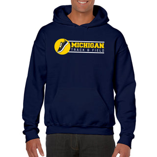 Michigan Track & Field Spotlight Hoodie - Navy