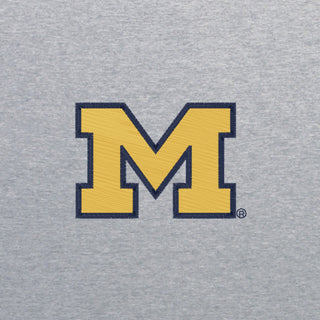 Michigan Block M Outline EMB Softstyle Pique Polo
