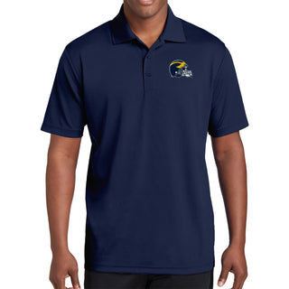 Michigan Wolverines Football Helmet LC EMB Polo - Navy