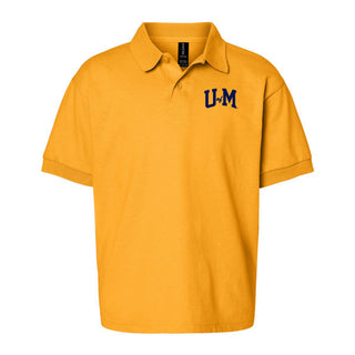 Michigan Initial Wordmark LC Youth Jersey Polo