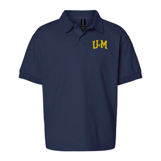 Michigan Initial Wordmark LC Youth Jersey Polo