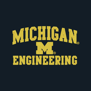 Michigan Arch Logo ENGINEERING Unstructured Hat - Navy