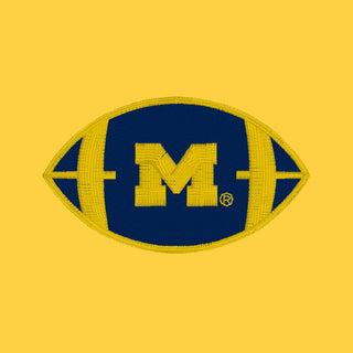 Michigan Football Outline LC BTB Fleece Full Zip Hoodie
