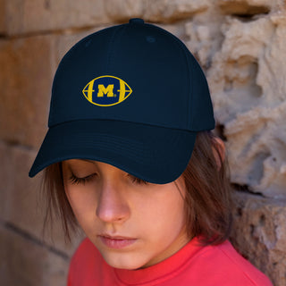 Michigan Football Outline Dad Hat