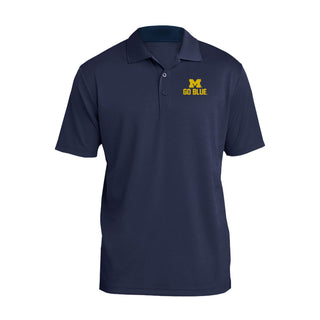 Michigan Spirit Block LC Polo - True Navy