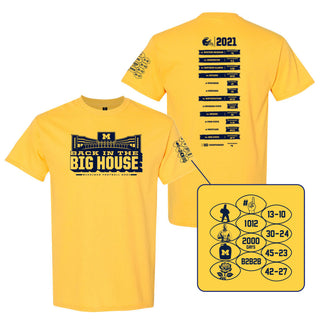 Michigan 2021 Throwback Season Tee - Winning Streak Edition - Daisy