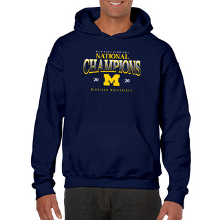 Michigan 2026 Basketball National Champions Graded Hoodie