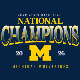 Michigan 2026 Basketball National Champions Graded Long Sleeve