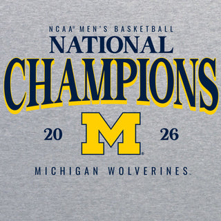 Michigan 2026 Basketball National Champions Graded Long Sleeve