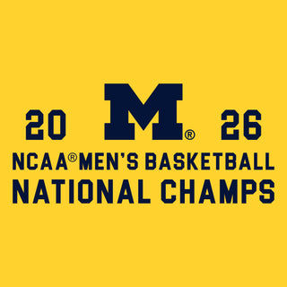 Michigan 2026 Basketball National Champions Simple Path Hat