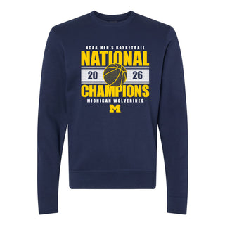 Michigan 2026 Basketball National Champions Enmeshed Crewneck