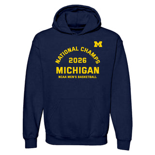 Michigan 2026 Basketball National Champions Blocker Hoodie