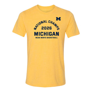 Michigan 2026 Basketball National Champions Blocker Triblend T-Shirt