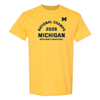 Michigan 2026 Basketball National Champions Blocker T-Shirt