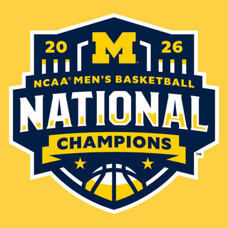 Michigan 2026 Basketball National Champions Logo Youth T-Shirt