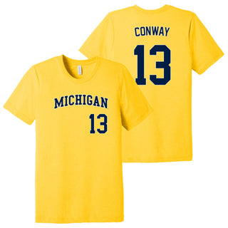 Michigan NIL Softball Conway 13 Triblend T-Shirt - Yellow Gold