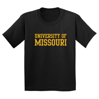 Missouri Tigers Basic Block Youth T-Shirt - Black