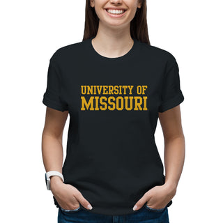 Missouri Tigers Basic Block T-Shirt - Black