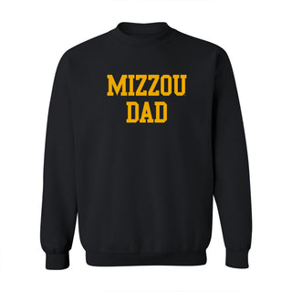 Missouri Tigers Basic Block Dad Crewneck - Black