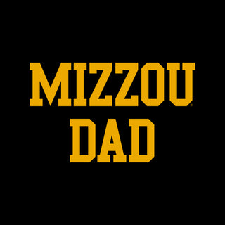 Missouri Tigers Basic Block Dad T-Shirt - Black