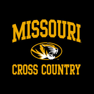 Missouri Tigers Arch Logo Cross Country T-Shirt - Black