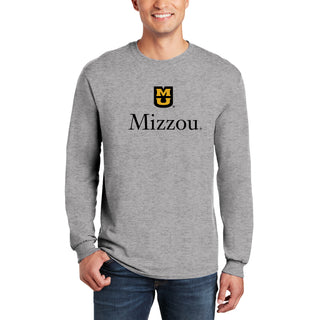 University of Missouri Institutional Logo Long Sleeve - Sport Grey
