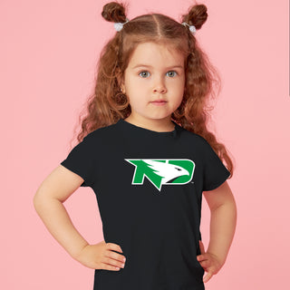 North Dakota Primary Logo Toddler T-Shirt - Black
