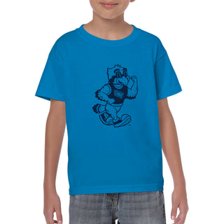 North Florida Fierce Ozzie Mascot Logo Youth T-Shirt - Sapphire
