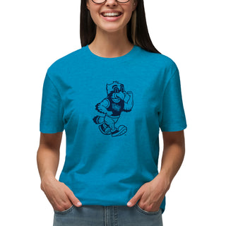North Florida Friendly Ozzie Mascot Logo T-Shirt - Heather Sapphire