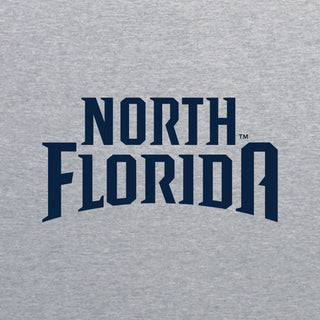 North Florida Athletic Wordmark Hoodie - Sport Grey