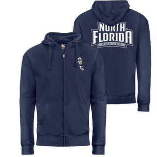 North Florida Ospreys Golf Mascot LC Zip Hoodie - Navy