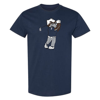 North Florida Ospreys Golf Mascot T-Shirt - Navy