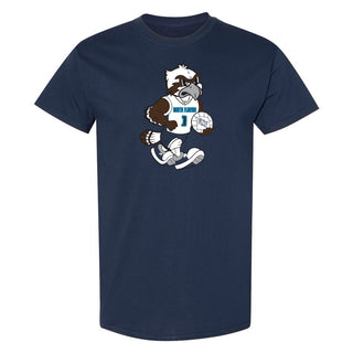 North Florida Ospreys Volleyball Mascot T-Shirt - Navy
