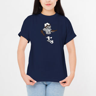 North Florida Ospreys Soccer Mascot T-Shirt - Navy
