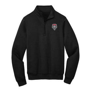 New Mexico Primary Logo LC Quarter Zip Sweatshirt - Black