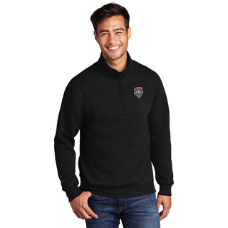 New Mexico Primary Logo LC Quarter Zip Sweatshirt - Black